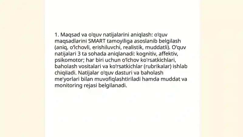 Yaxlit pedagogik jarayon bosqichlari 3