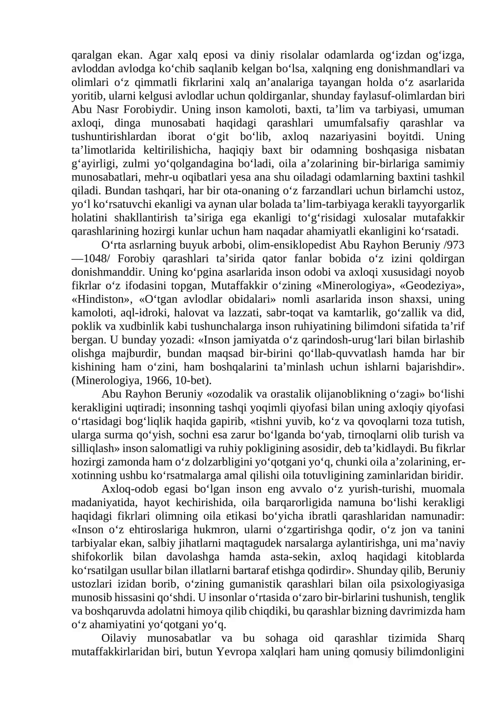SHARQ MUTAFAKKIRLARINING OILA XUSUSIDA PSIXOLOGIK-PEDAGOGIK QARAShLARI 3
