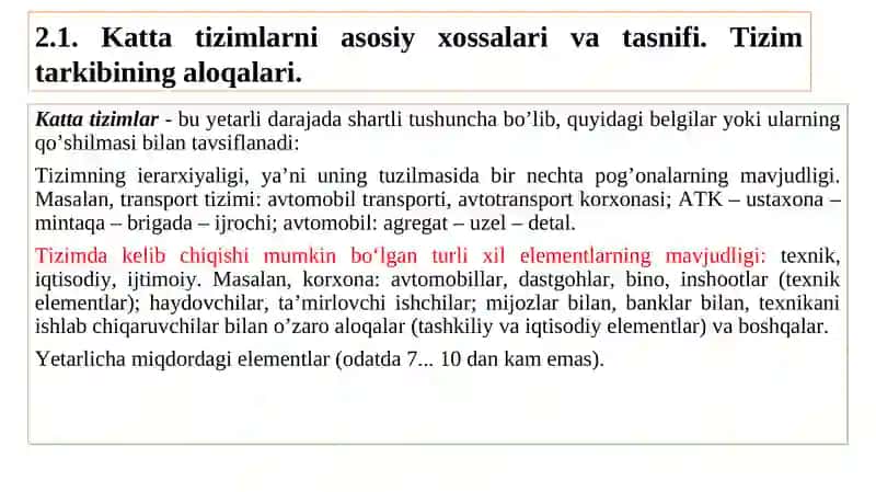 Texnik tizimlar va ularni boshqarish uslublari haqida tushuncha 3