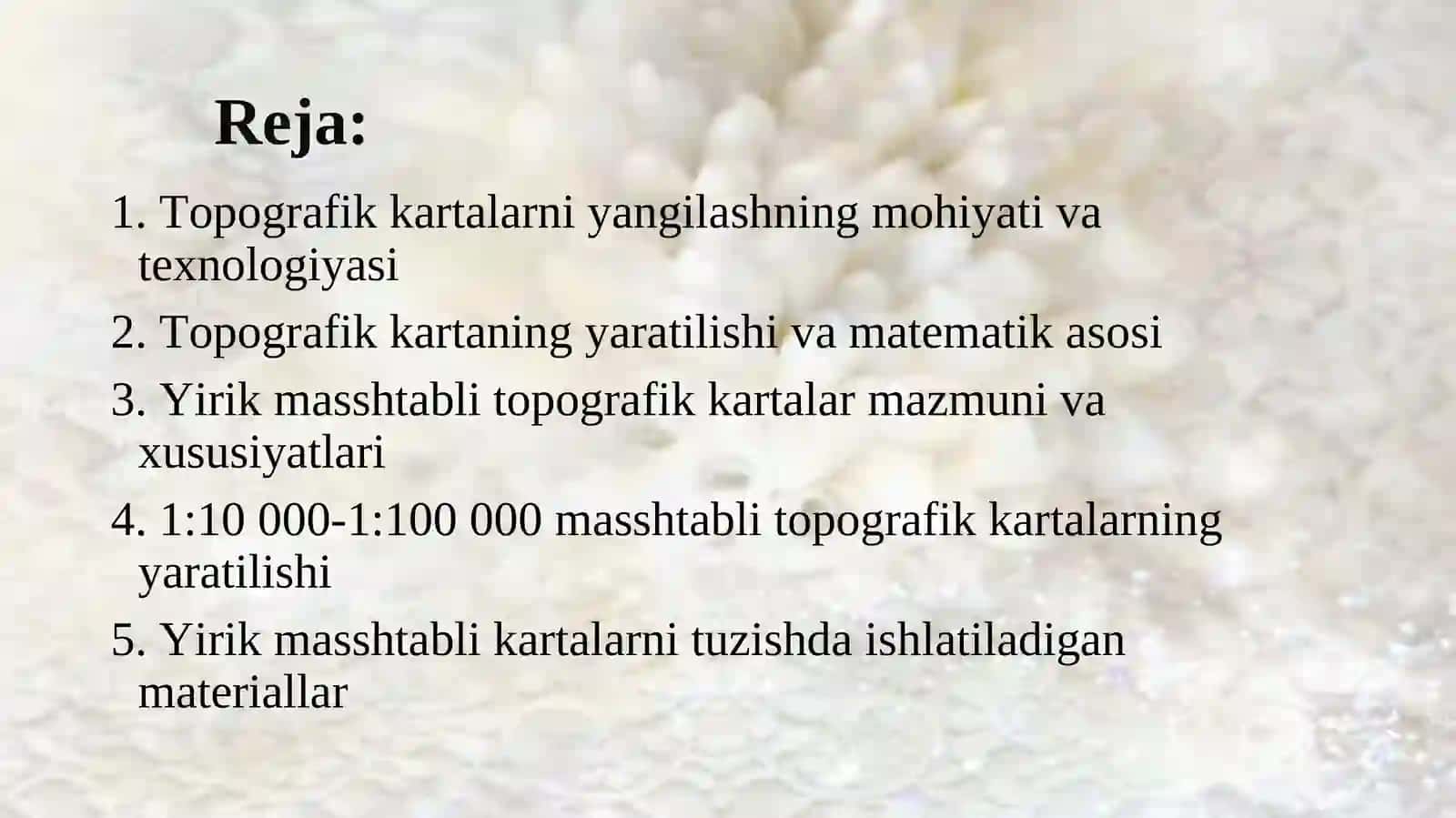 Topografik kartalarni yangilash va takomillashtirish 3