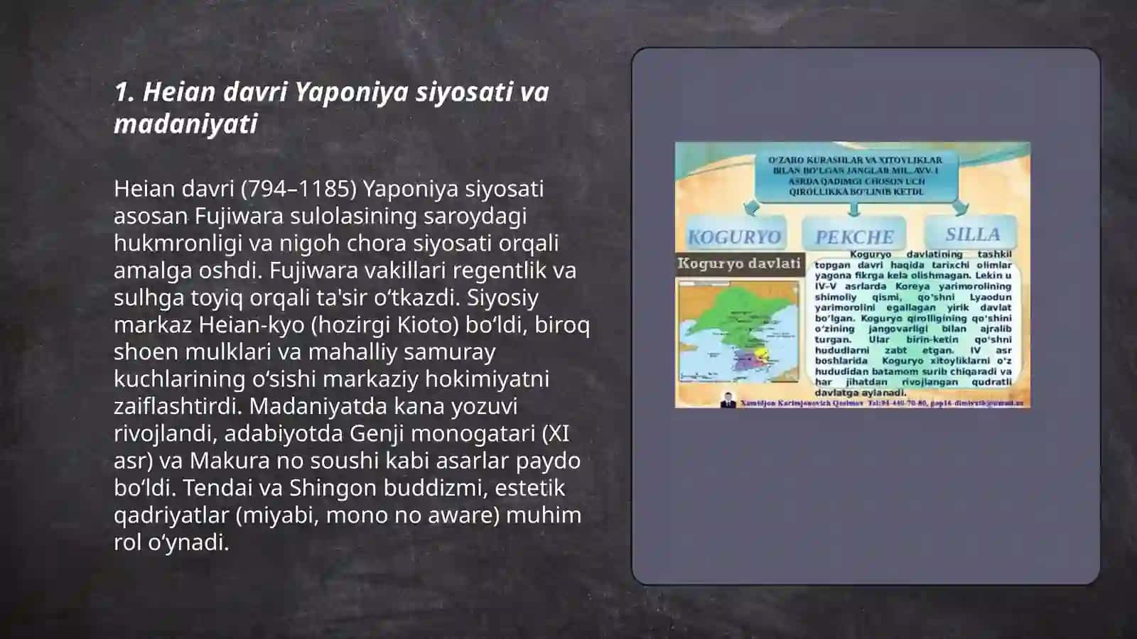 Oʻrta asrlarda Yaponiya va Koreya 3