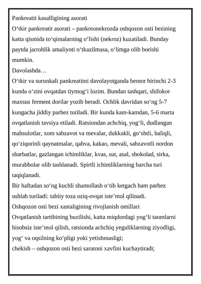 OSHQOZON OSTI BEZI KASALLIKLARI 3