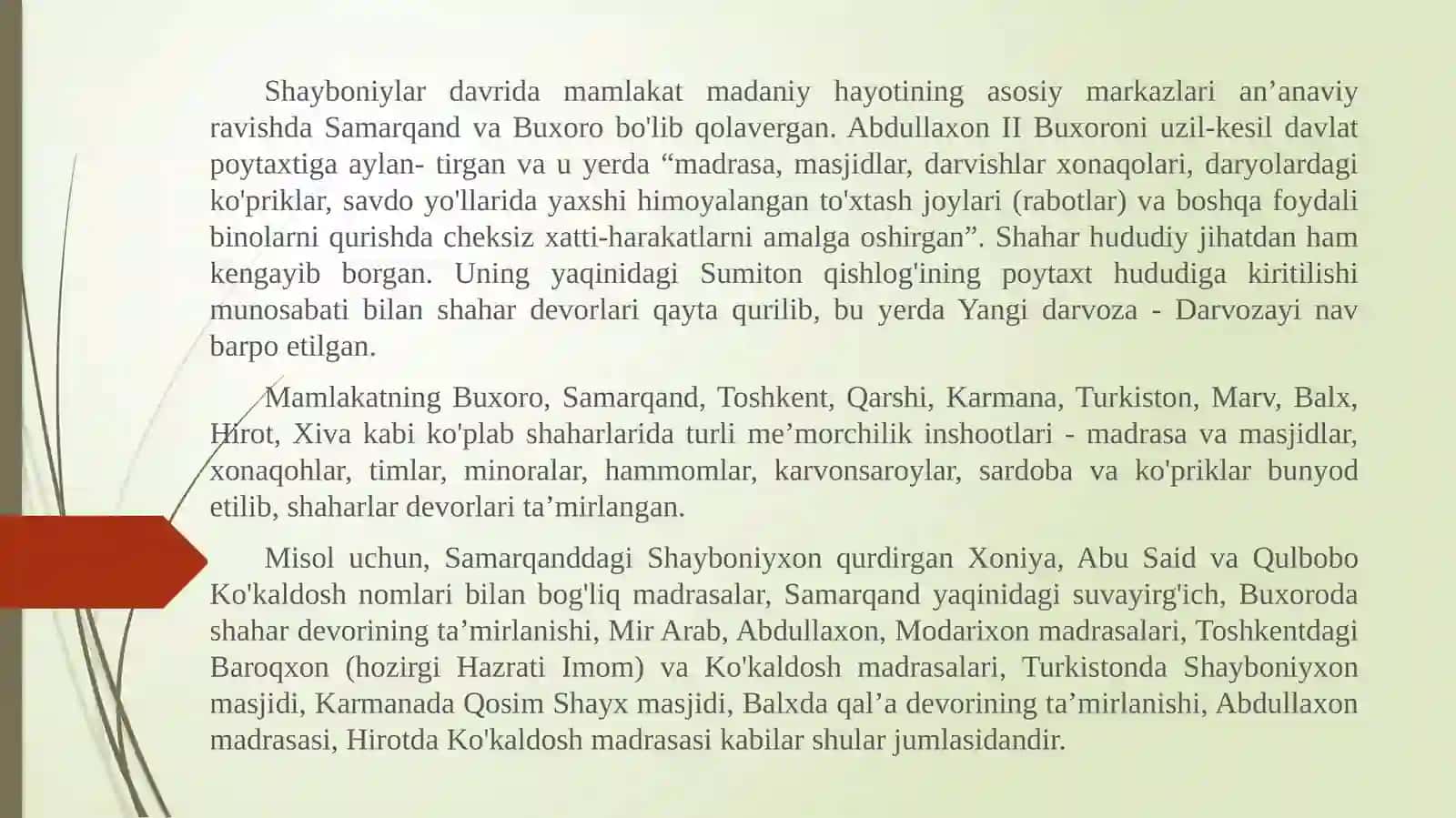 9-sinf O’zbekiston tarixi 3