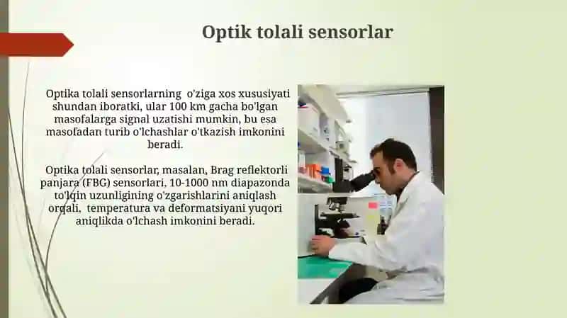 Optik tolali sensorlar 3