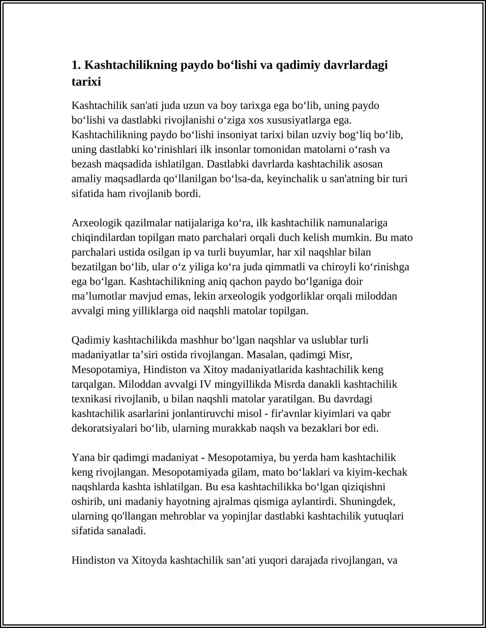 KASHTACHILIK TARIXI HAQIDA MA‘LUMOT 3