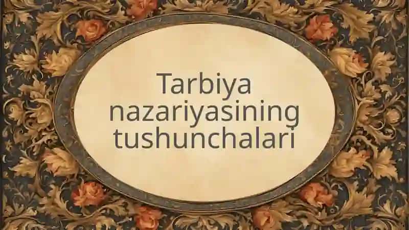 Amir Temurning "Temurtuzuklari" asarida tarbiya nazariyasi 3