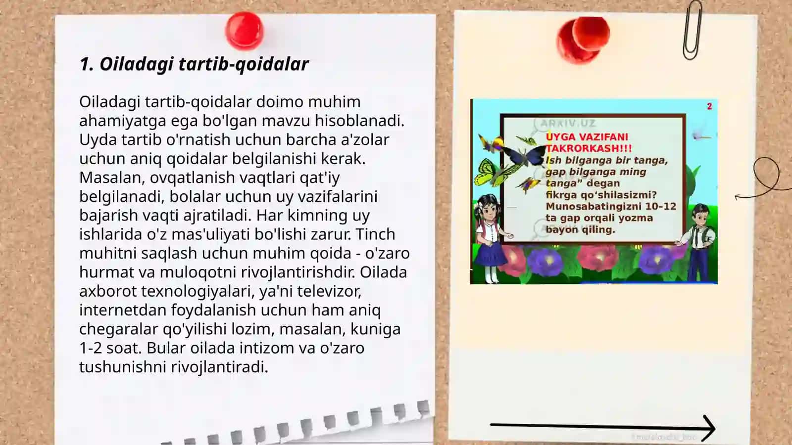2-sinf "Tarbiya" darsligini órganish 3