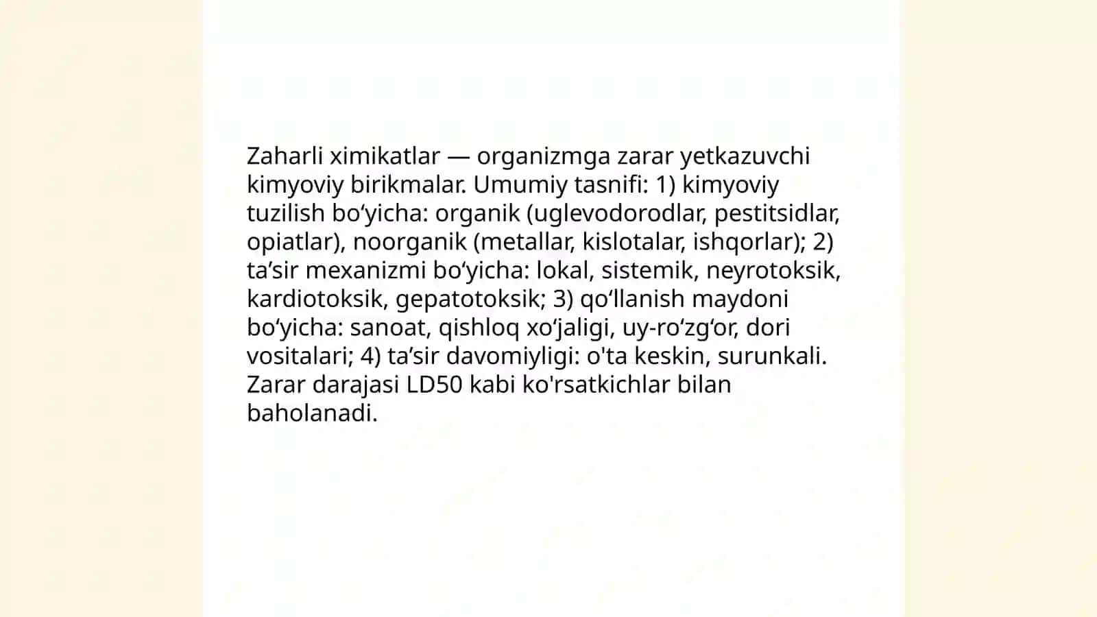 Zaharli ximikatlar tushunchasi.Etil spirti va uning surrogatlari bilan zaharlanish. Opiatlar bilan zaharlanish. Nisha preparatlari bilan zaharlanish Xazratqulova Fotima 407_C 3