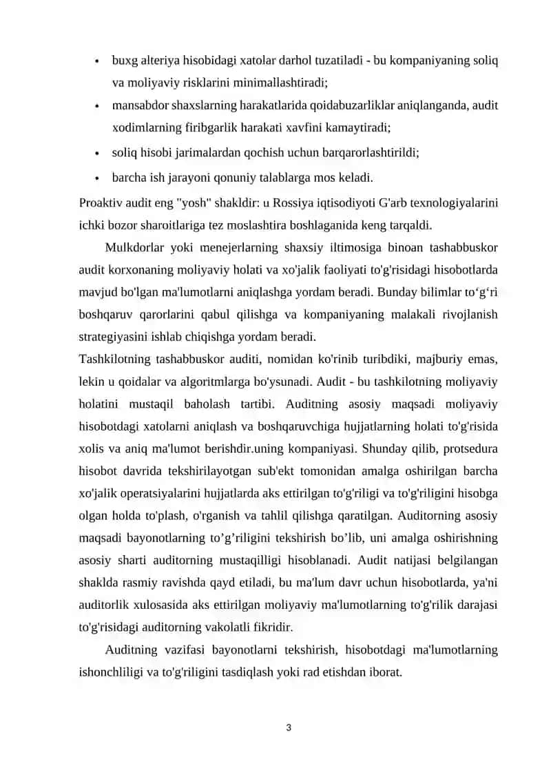 Auditorlik tashkilotlarining professional xizmatlari 3