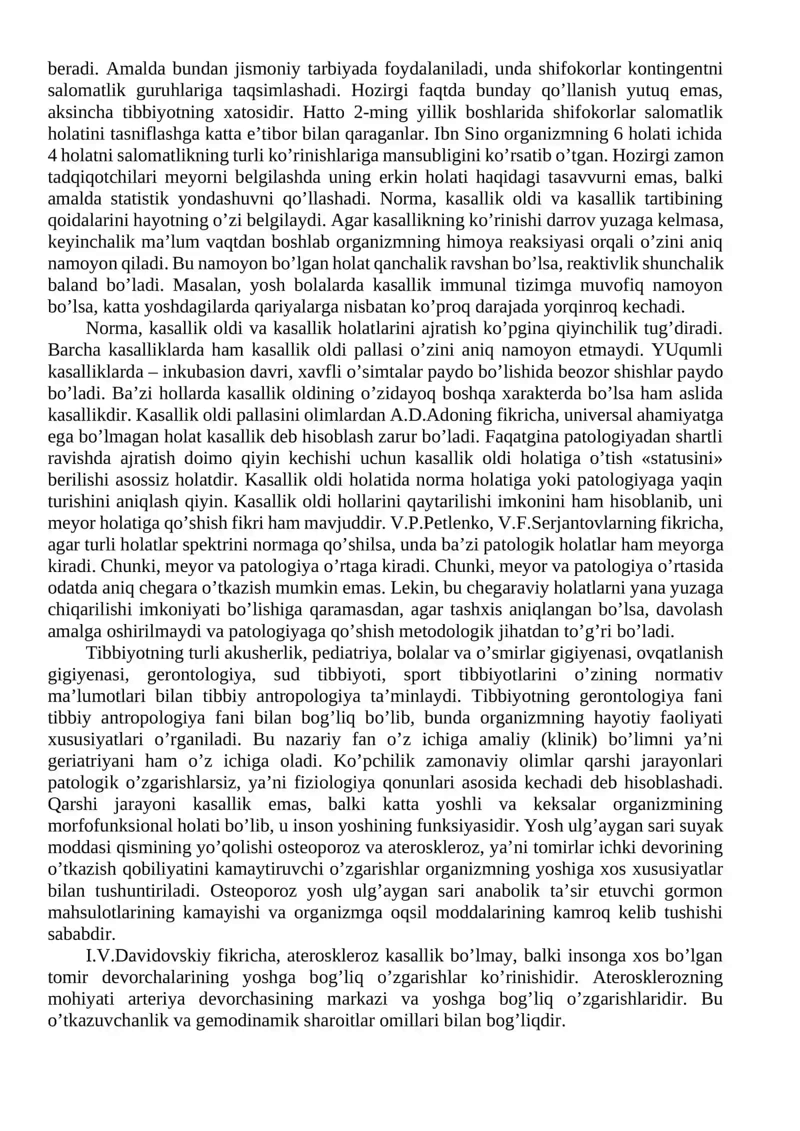 Meyor vа sаlomаtlik muаmmolаri doirаsidа sport vа tibbiyot аntropologiyasi 3