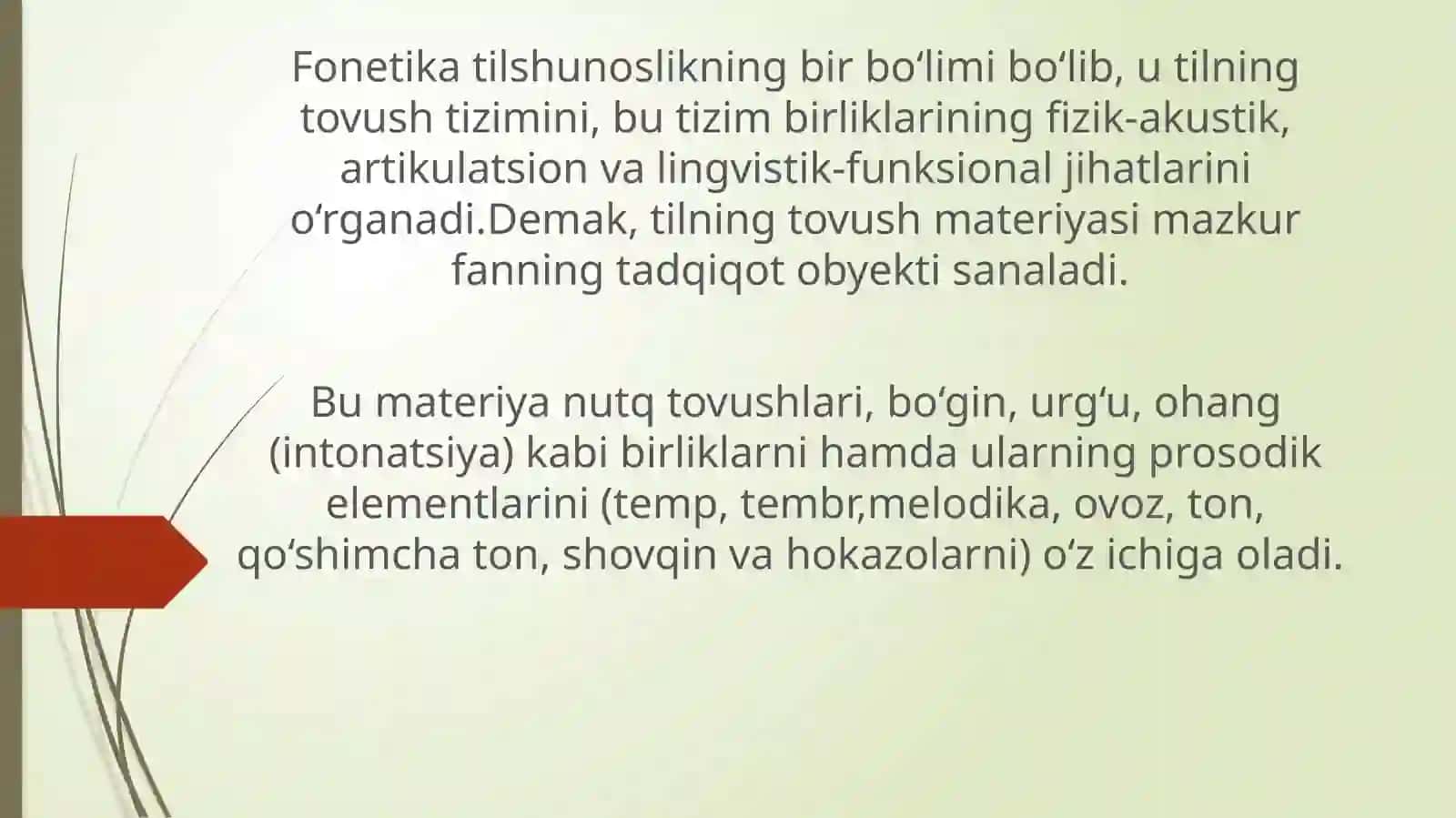 Fonetika haqida ma'lumot. Fonetika va uning turlari 3