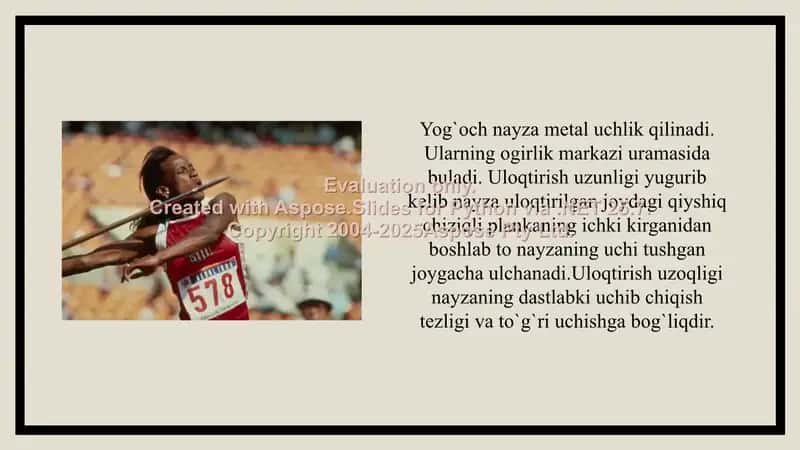 Nayza uloqtirish turlari texnikasini o'rganish 3