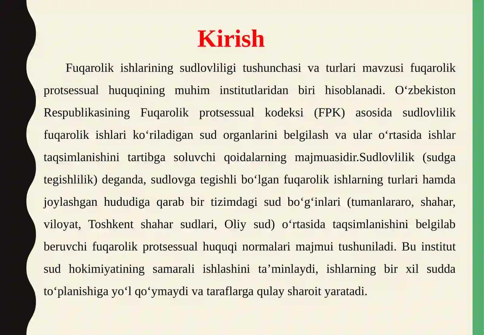 FUQAROLIK ISHLARINING SUDLOVLILIGI TUSHUNCHASI VA TURLARI 3