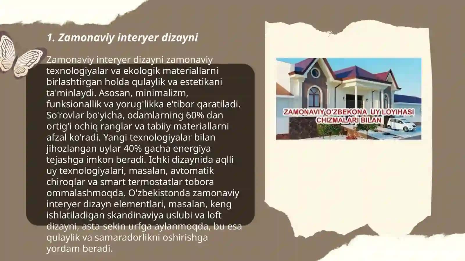 Zamonaviy materiallar va Dizaynlar 3