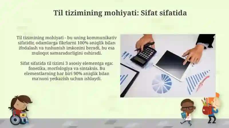 Tilning tizim sifatidagi mohiyati 3