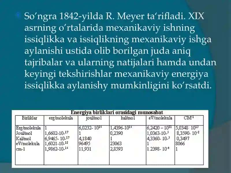 Termodinamikaning birinchi qonuni 3