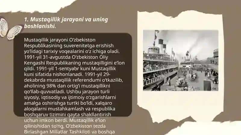 Mustaqil Oʻzbekiston Respublikasining tashkil topishi va uning tarixiy ahamiyati 3
