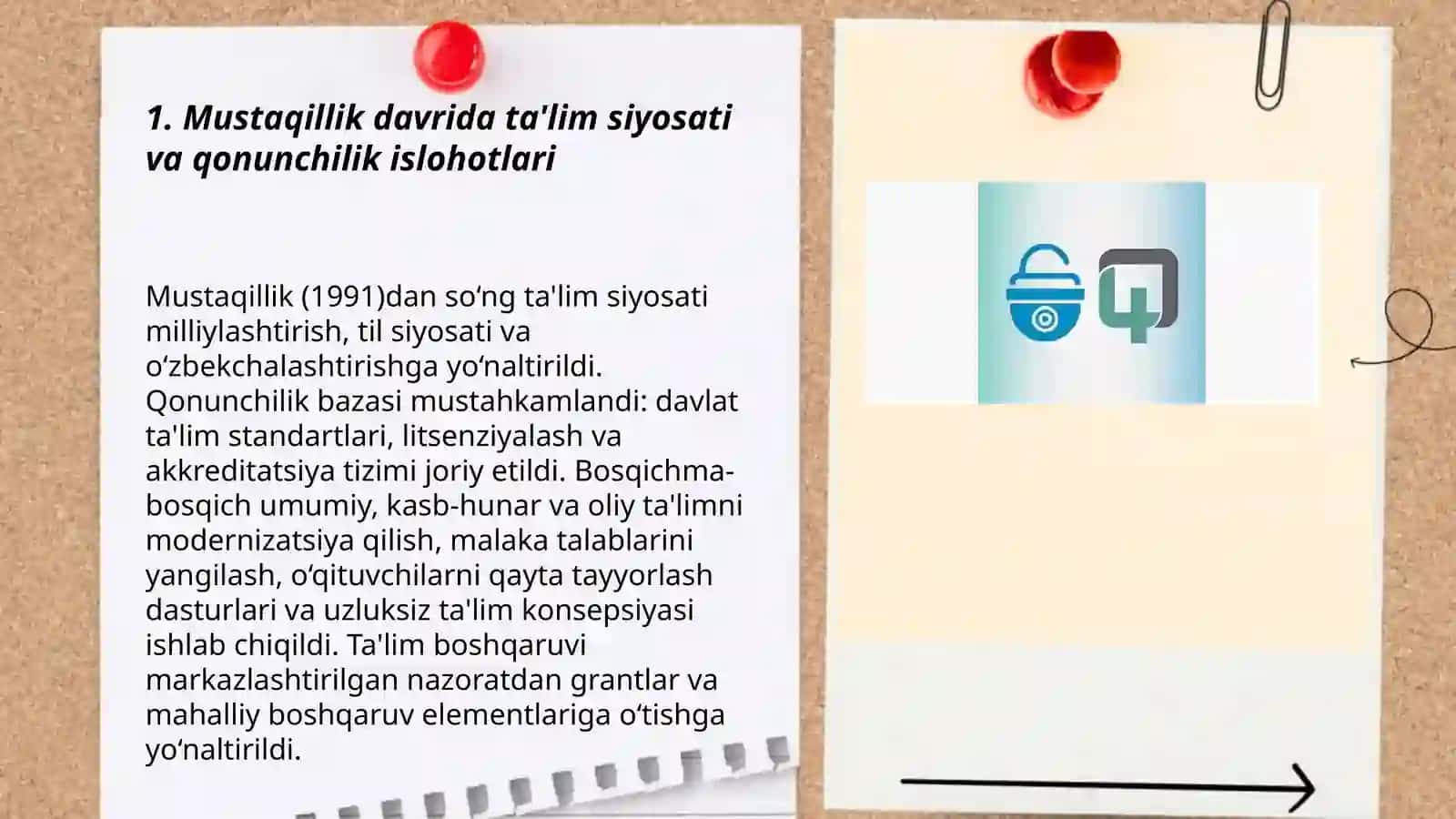 Mustaqil O'zbekistonda talim va pedogogik fikrlar taraqqiyoti 3