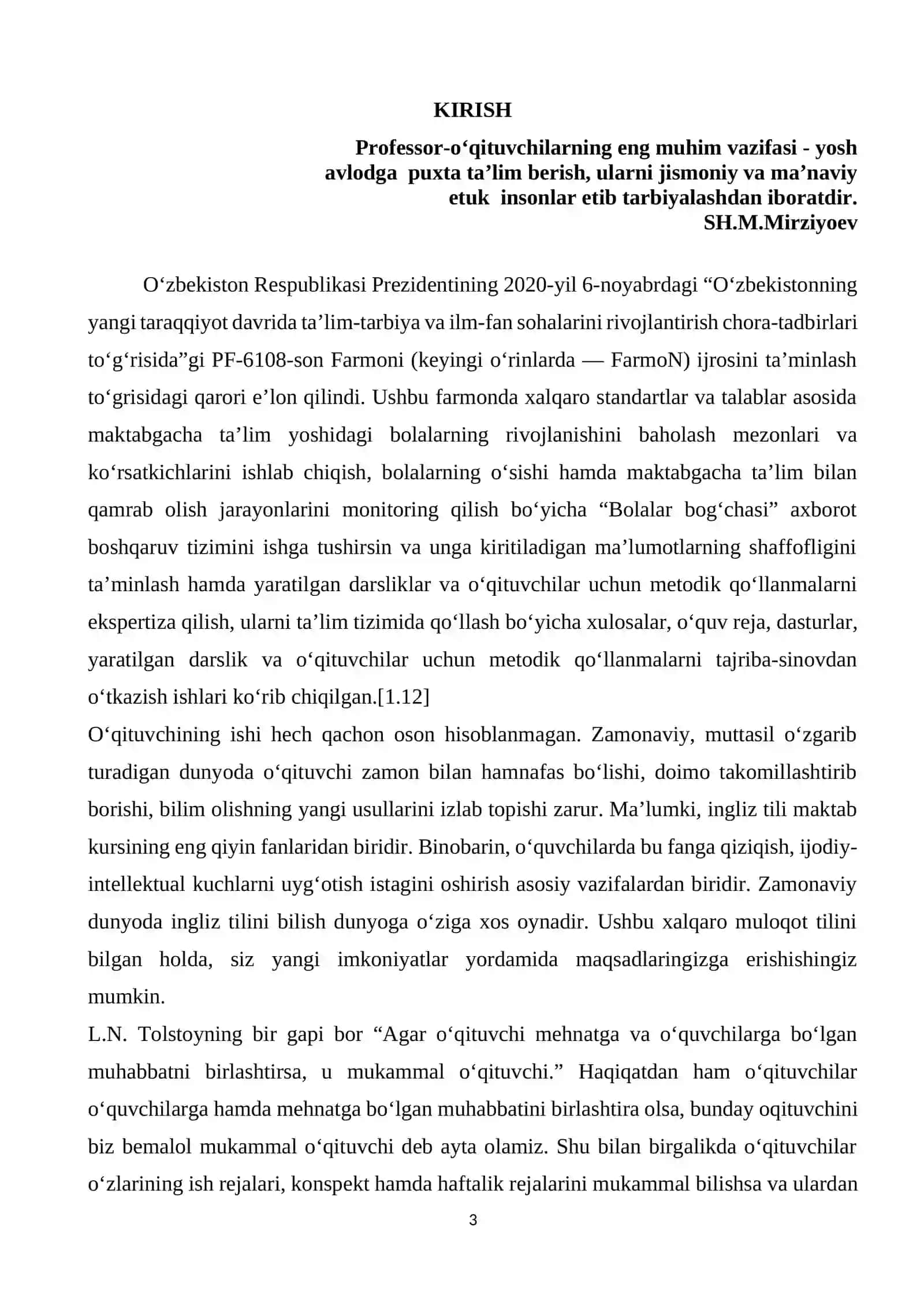 Ingliz tili o‘qituvchisi kundaligini yuritish 3