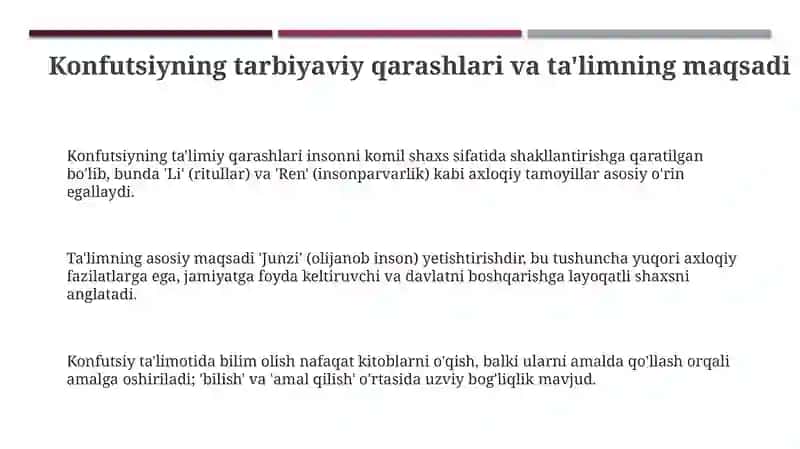 Konfutsiyning pedagogik qarashlari 3