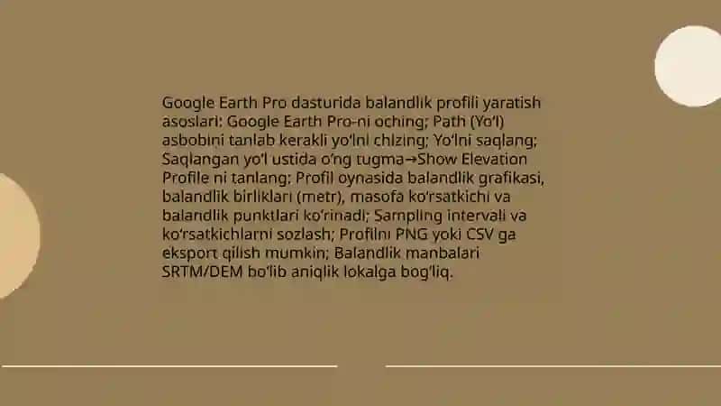 Google Earth Pro dasturi 3