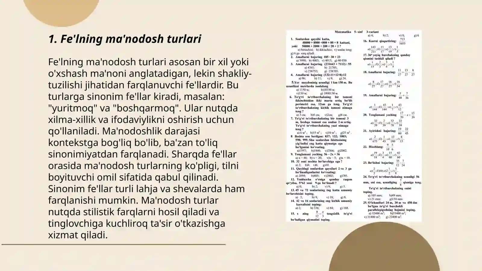Fe'l va uning grammatik kategoriyalari 3