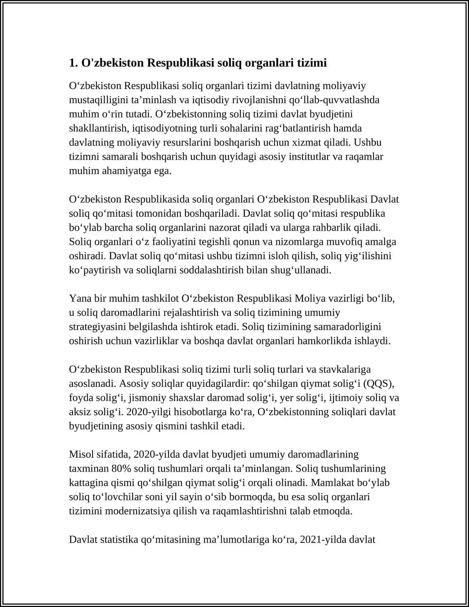 SOLIQ ORGANLARINING TARKIBI, TUZILISHI VA VAKOLATLARI 3