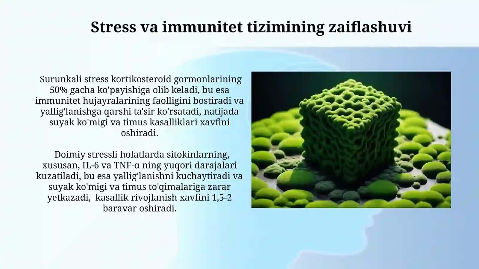 Suyak iligi va timus kasalliklari rovojlanishida tashqi muhit tasiri 3
