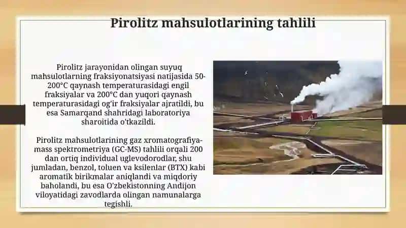 Uglevodorodlarni piroliz qilish jarayoni 3
