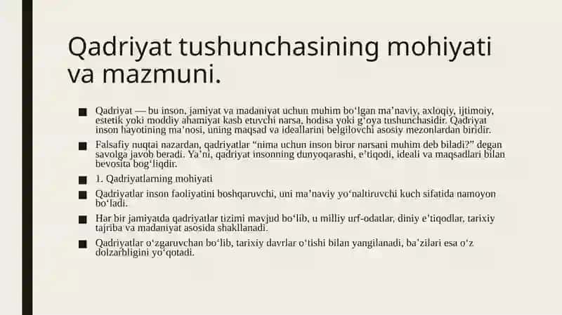 QadRIYATNAZARIYASINING SHAKLLANISH TARIXI 3