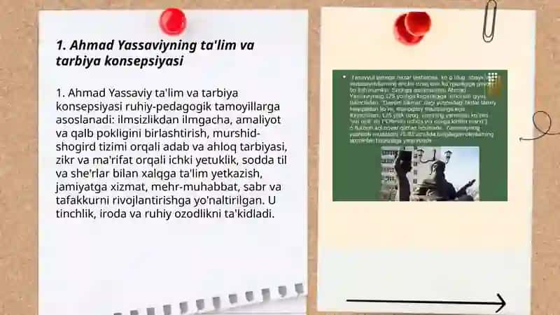 Ahmad Yassaviyning pedagogik g‘oyalari 3