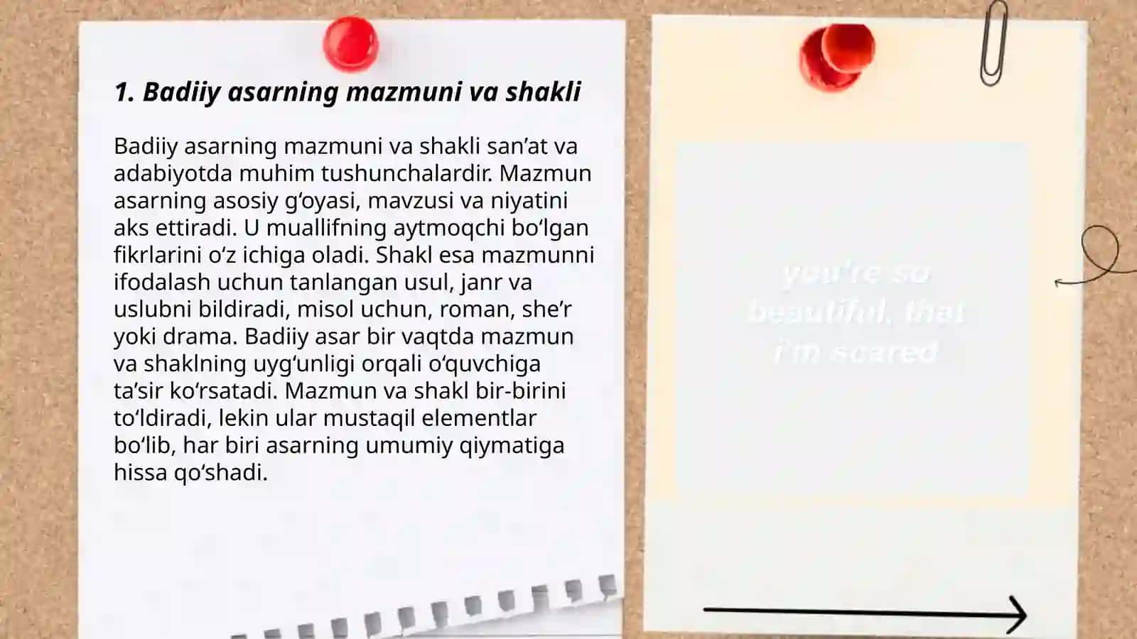 Badiiy asar badiiy komminukatsiya vositasi 3
