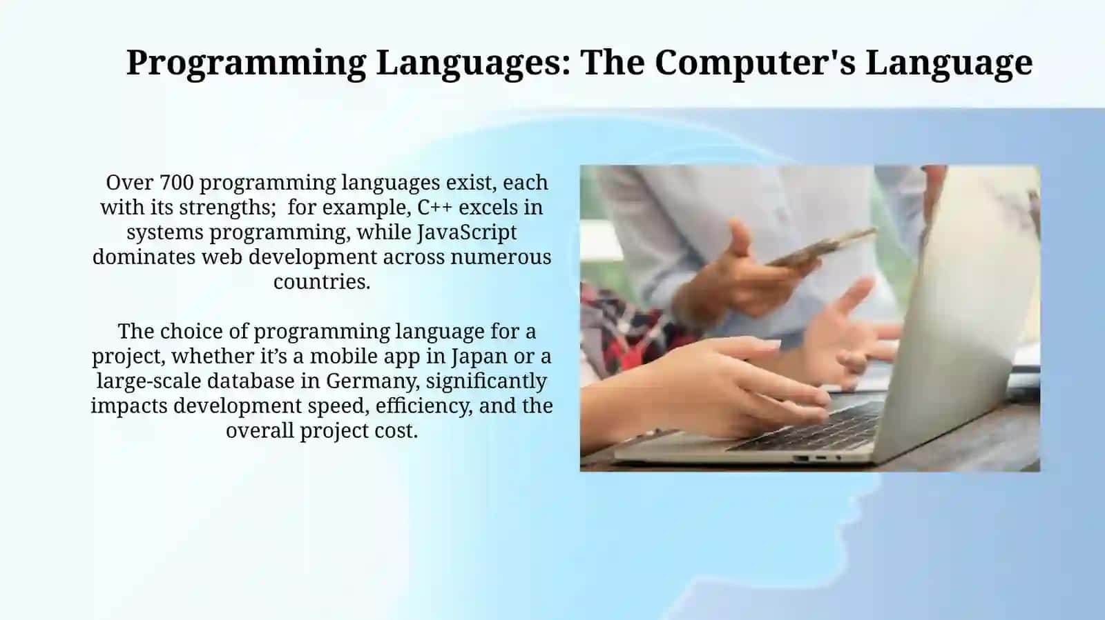 Communication with computers 3