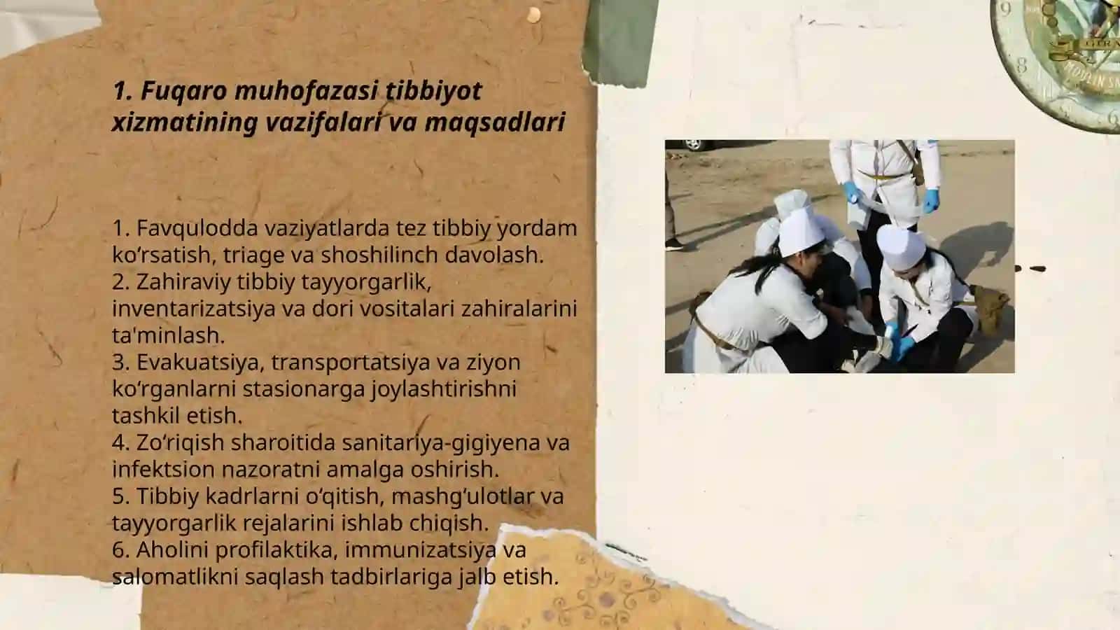 Fuqaro muhofazasi tibbiyot xizmati vazifasi 3