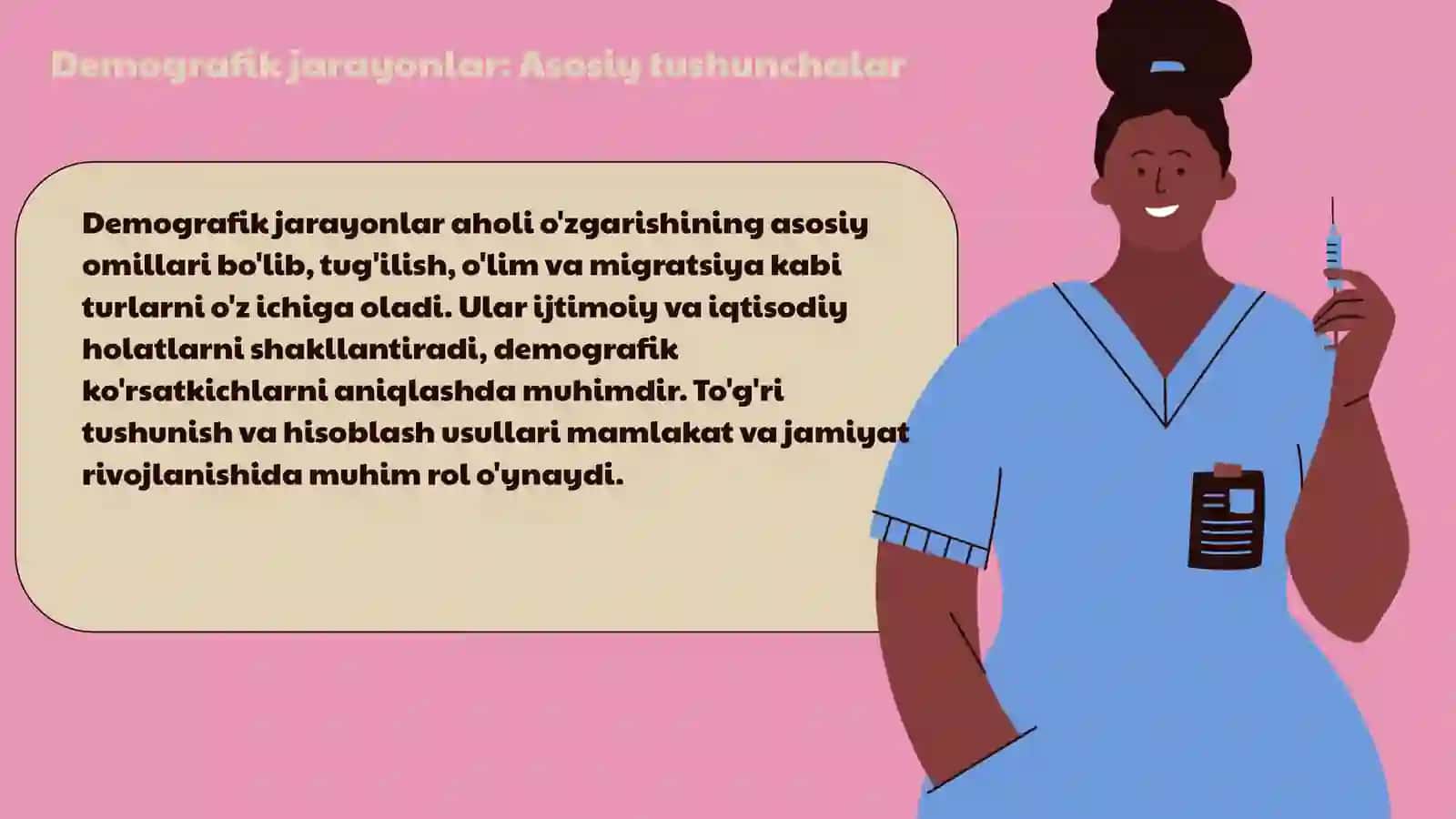 Demografik jarayon va demografik ko’rsatkichlarni hisoblash usullari 3