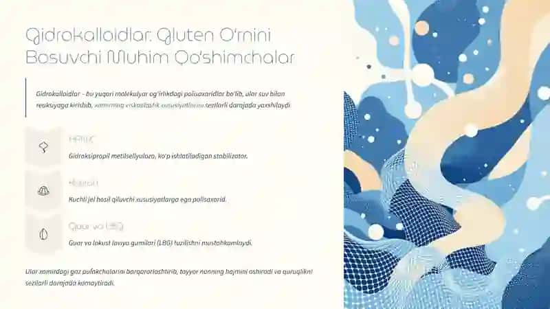Glutensiz Non Texnologiyalari: Gidrokalloidlar va Modifikatsiyalangan Kraxmallar 3