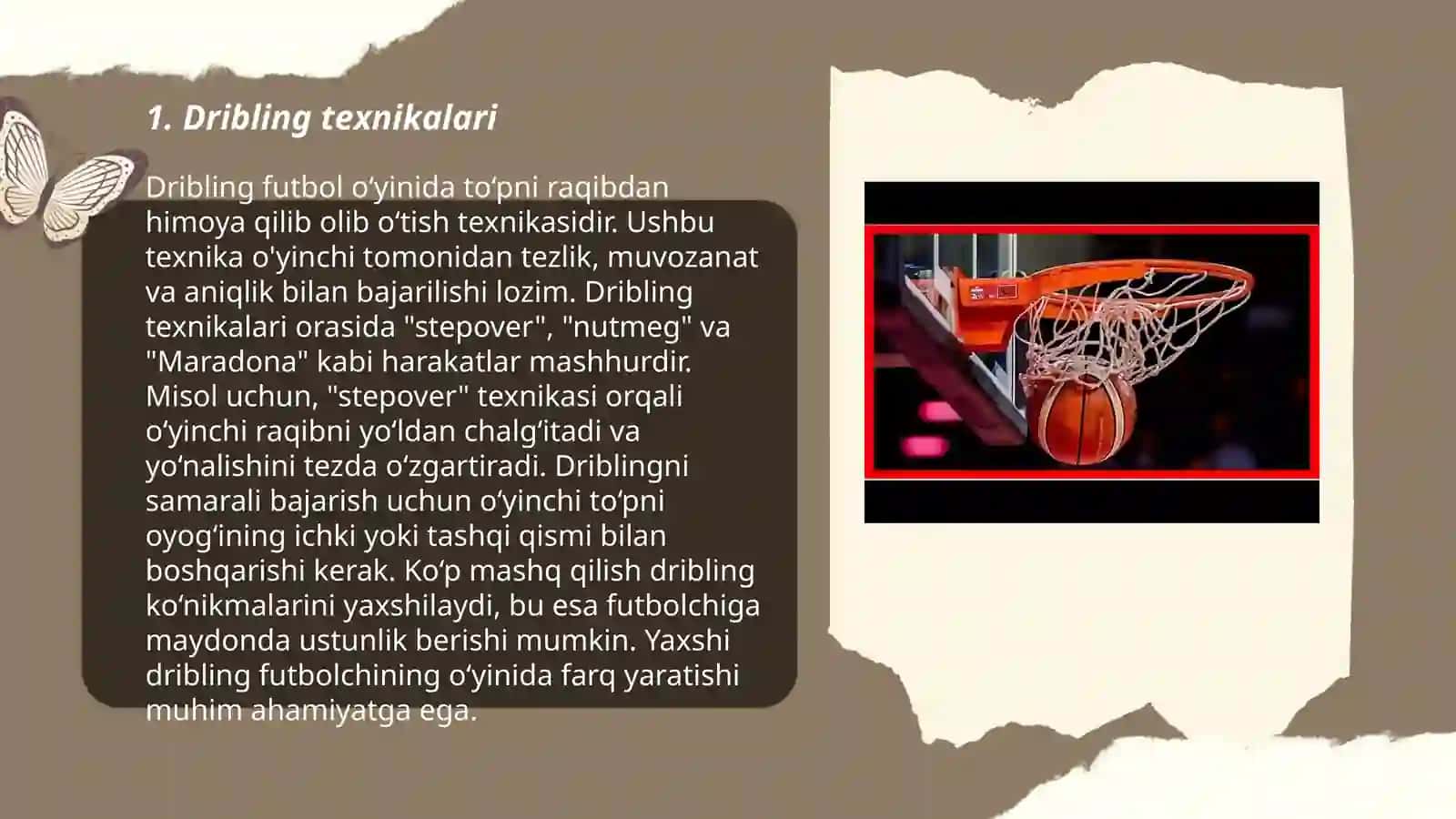 Basketbol oyini texnikasi va qoidasi 3