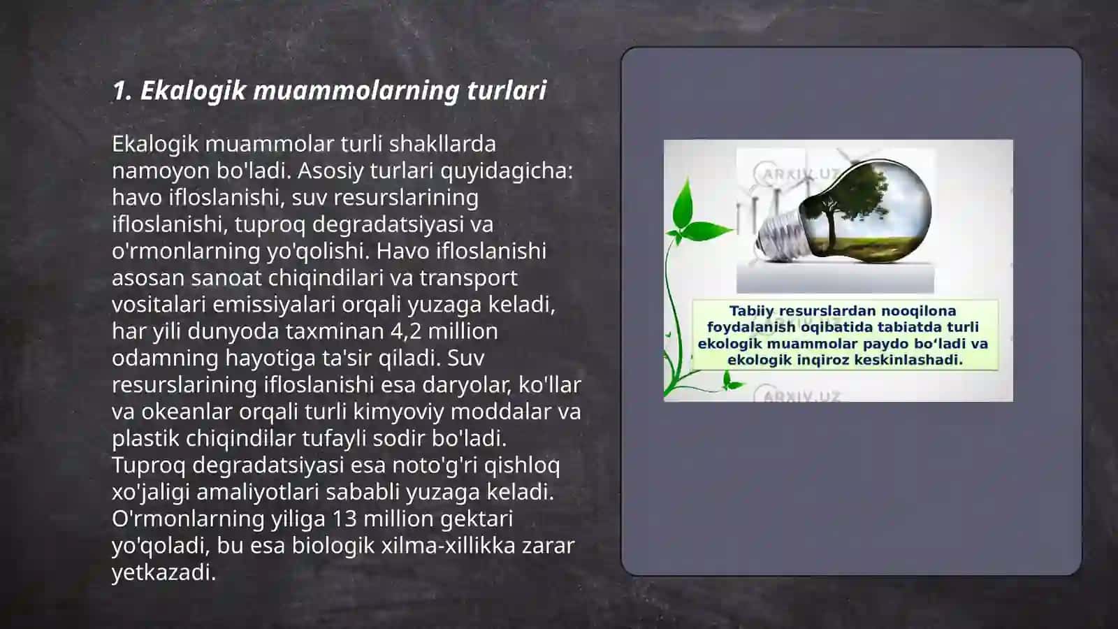 Ekalogik muamolar turlari 3