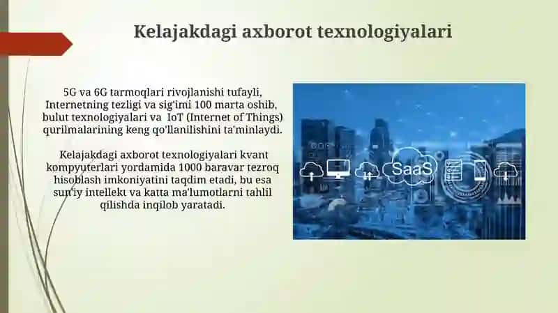 Axborot va axborot texnologiyasi 3