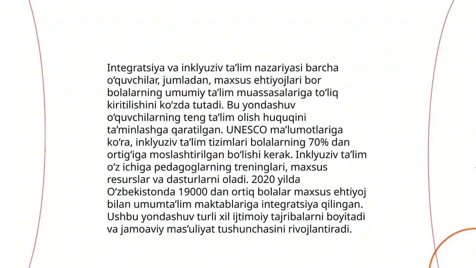 Integratsiya va inklyuzif ta'limning qiyoziy taxlili 3