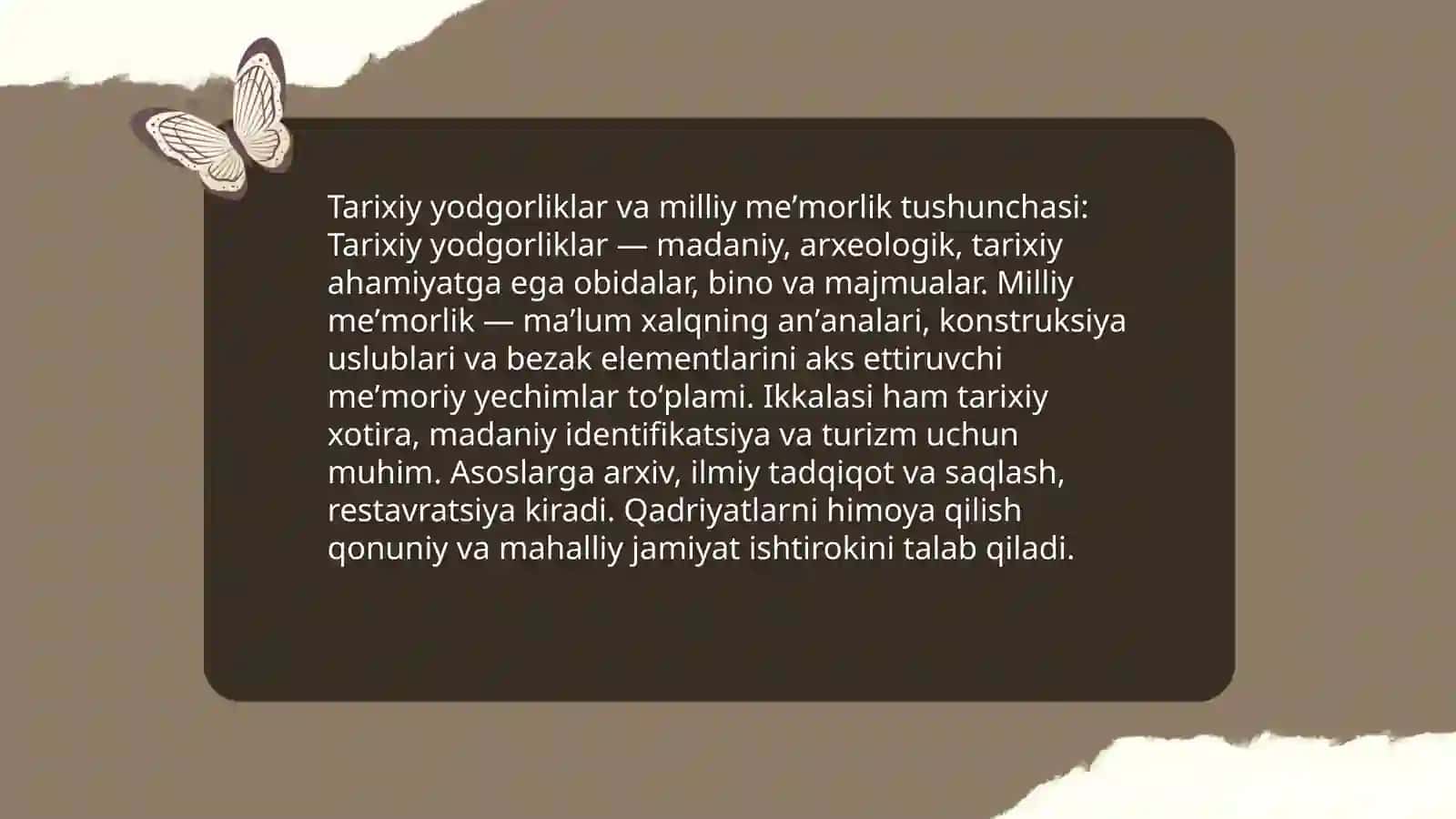 Tarixiy yodgorliklar va milliy meʼmorlik 3