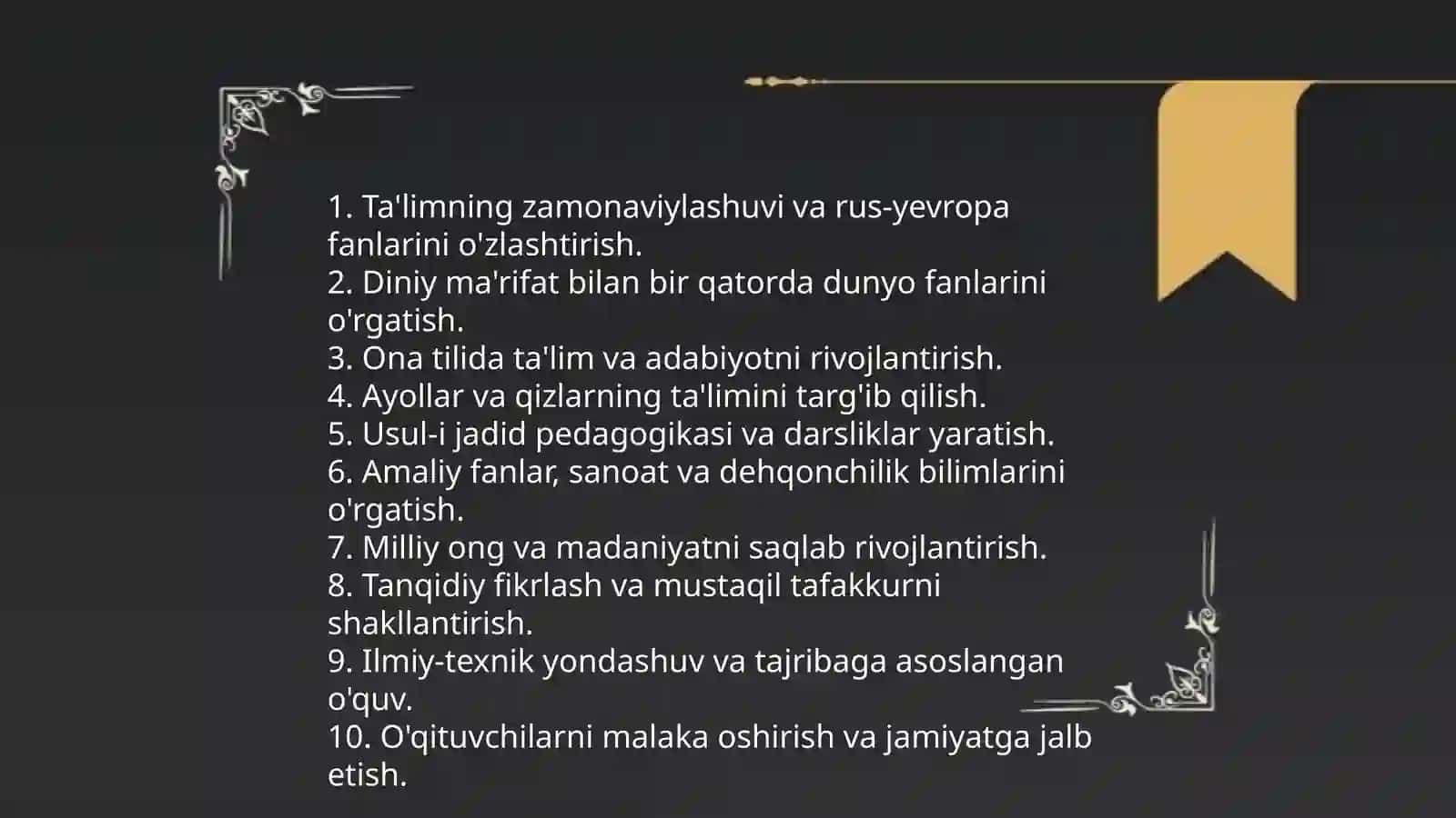 Jadid ma'rifatparvarlarining ta'lim-tarbiya haqidagi qarashlari 3