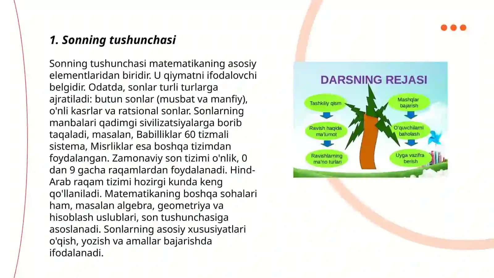 Sonning uslubiy xususiyatlari 3