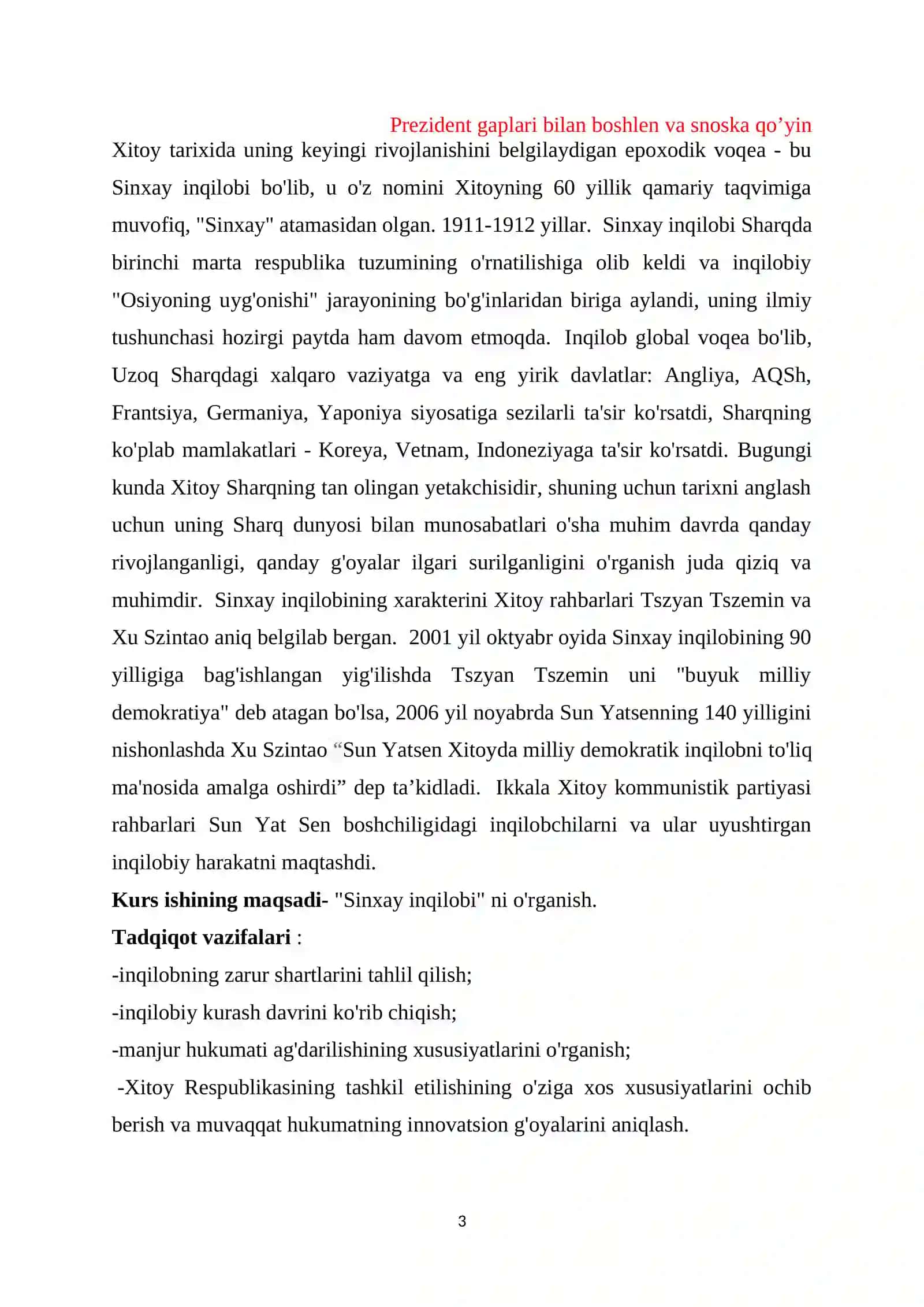 SINXAY INQILOBI, MOHIYAT VA NATIJALARI 3