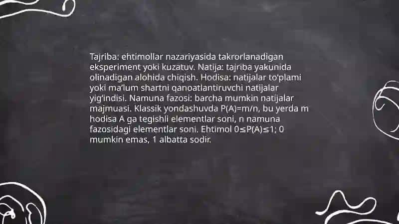 Ehtimollar nazariyasi 3