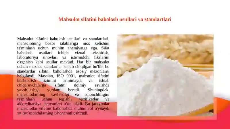 Un va un mahsulotlari sifat ekspertizasi 3