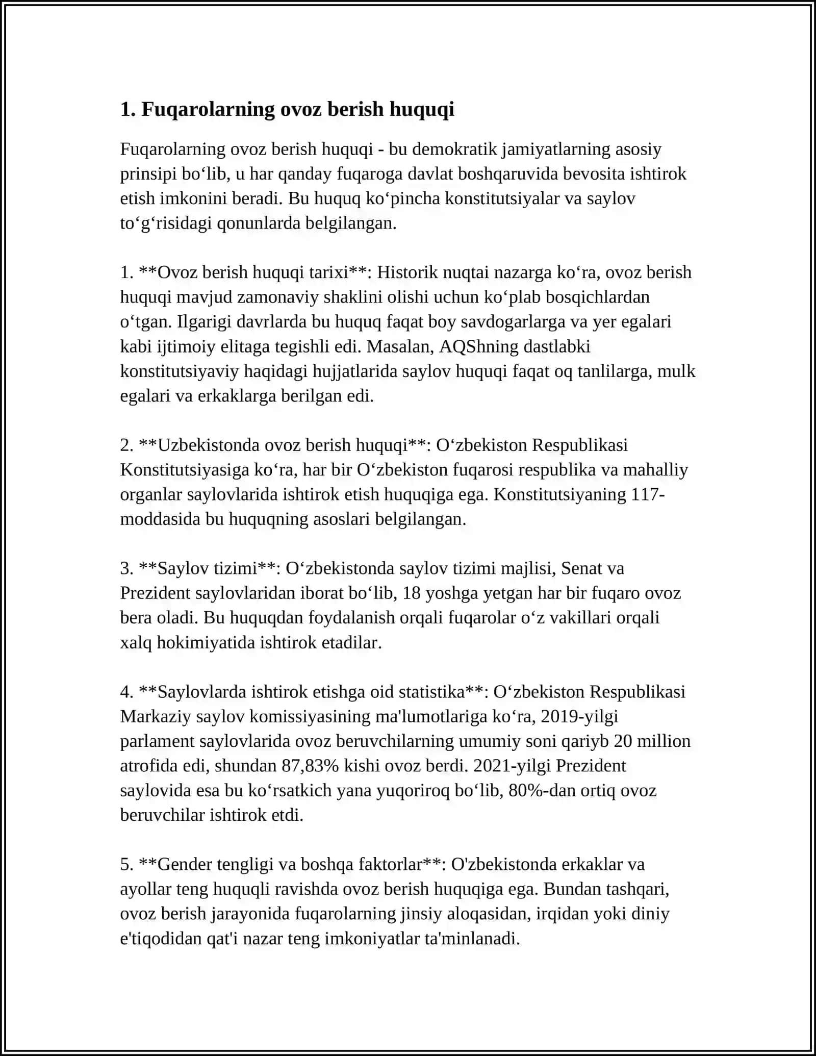 FUQAROLAMING SIYOSIY HUQUQLARI VA DEMOKRATIK ERKINLIKLARI 3