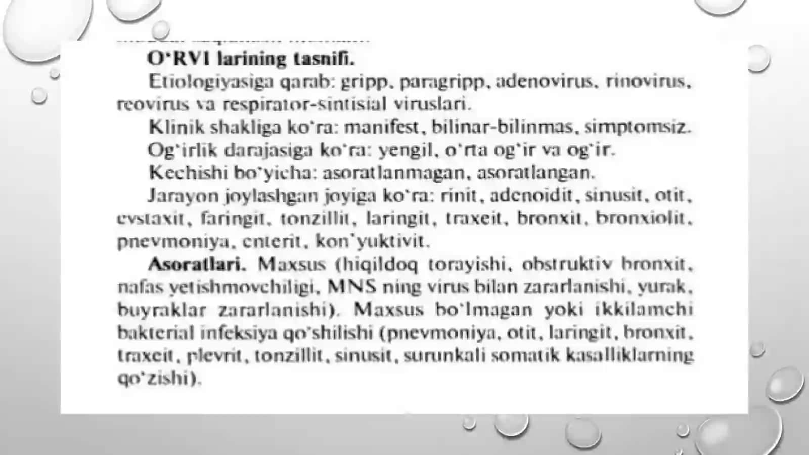 surunkali infeksiya o’choqlari 3