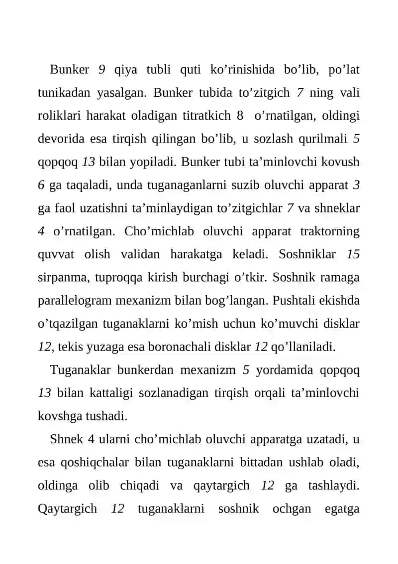 Kartoshka ekish va ko’chat o’tqazish mashinalari 3