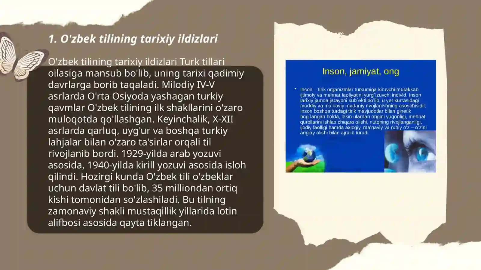 O'zbek tilining taraqqiyot bosqichlari 3